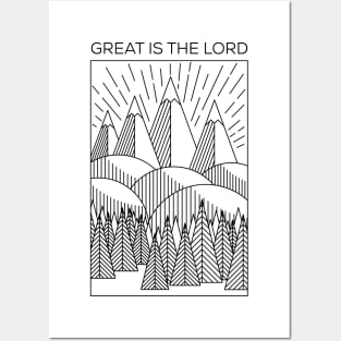 Great is the Lord Posters and Art